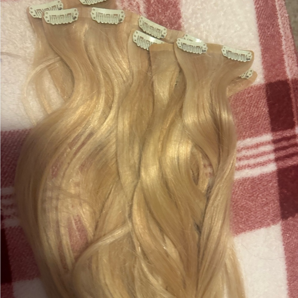 Golden Blonde Luxurious Blonde Clip-In Glam Seamless Hair Extensions